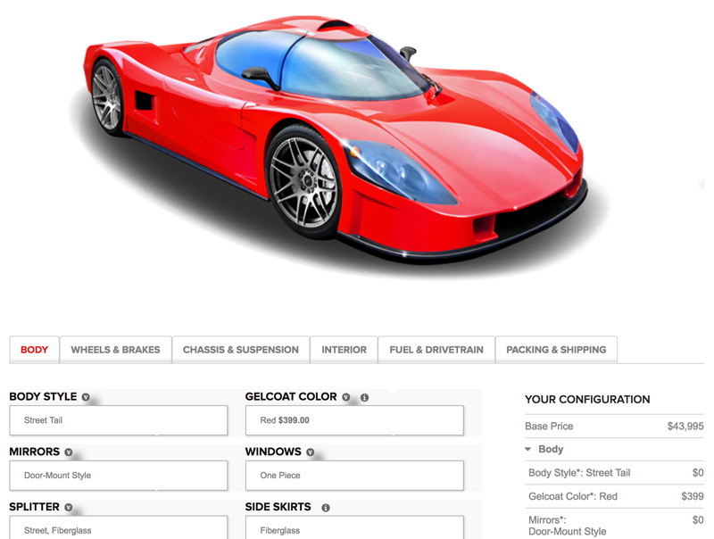 Configurator - config.superlitecars.com/slc